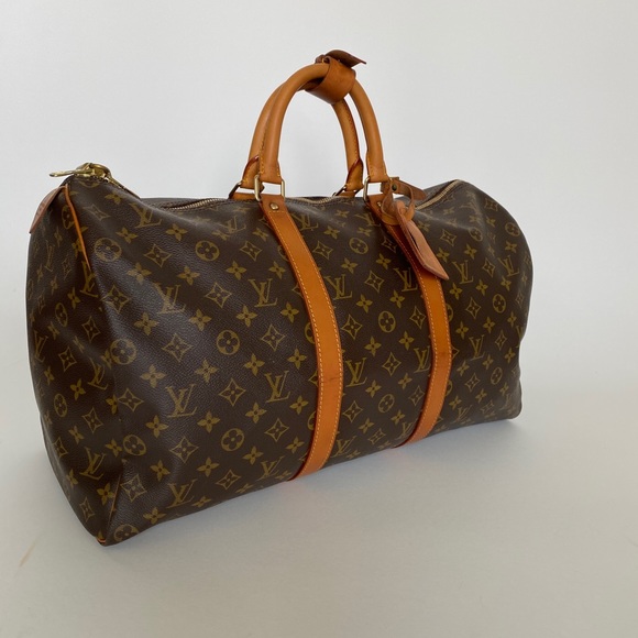 Louis Vuitton Brown Monogram Travel Bag - Picture 2 of 15
